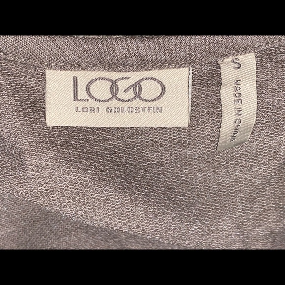 LOGO By Lori Goldstein Boucle Flyaway Cardigan Small - Picture 9 of 10